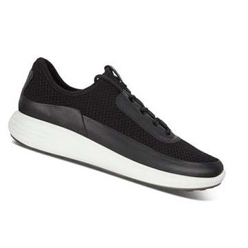 Women's Ecco Soft 7 Runner Sneakers Black | SG 240UZG